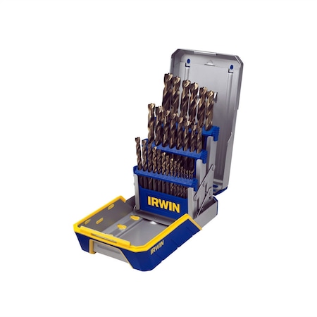 Hanson 29 Piece Turbomax Metal Index Drill Bit Set 3018006B